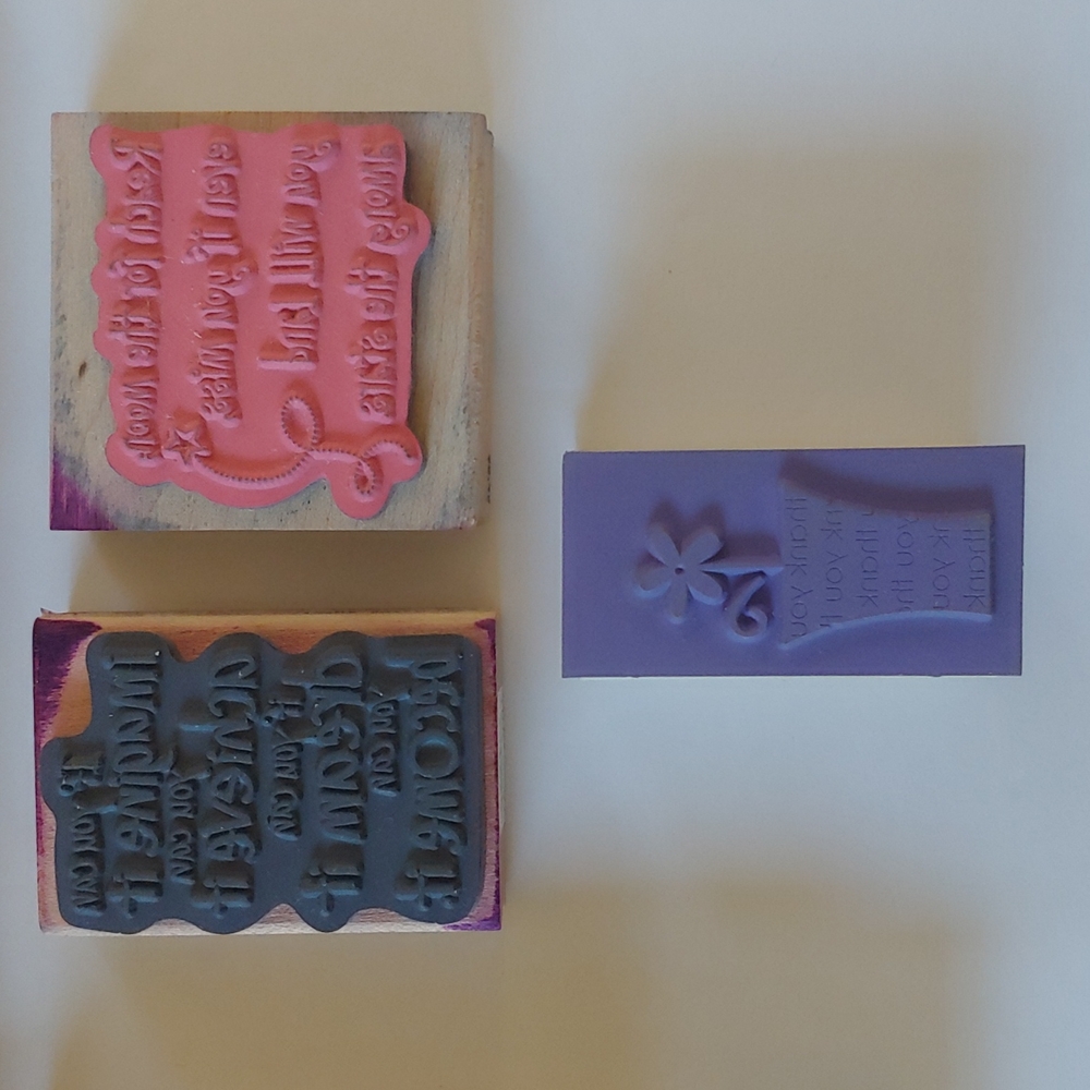 Mixed Lot of 7 Rubber Stamps for Crafting - Picture 6 of 11